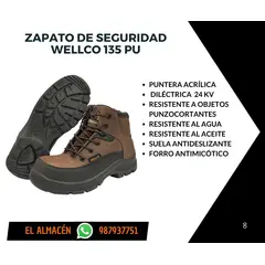 WELLCO PERUANA - BOTIN DE SEGURIDAD PUNTA ACRILICA - WELLCO