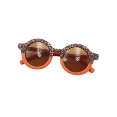 LUCALAND - Lentes de sol circular atigrado de colores