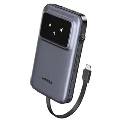 UGREEN - Power Bank 10000mAh USB-C Integrado 30W QC TFT PB511 - 35603B