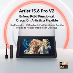 XP PEN - Pantalla Grafica XPPen Artist 15.6 Pro V2