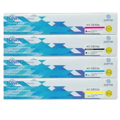 GENERICO - Kit Toner PAMAS Compatible HP126A130A Black-cyan-magenta-yellow