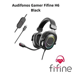 FIFINE - Audifonos Gamer H6 Black