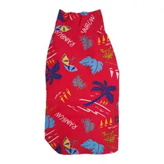 PRETTY CAN - Camisa hawaiana para perros - Rojo -Talla 1