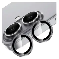 GENERICO - Lente protector de Cámara para iPhone 16 PlusTitanium