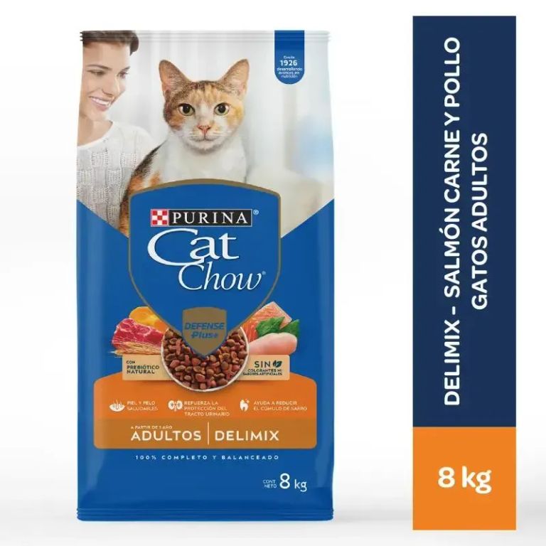 Alimento Para Gatos Cat Chow Delimix 8kg