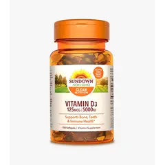 SUNDOWN - Vitamina D3 - 5000 IU - 150 Soft SD