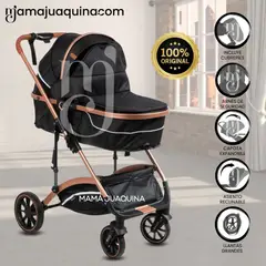 EBABY - Coche Moisés de Lujo «BABY MIAMI» Edición Limitada Black