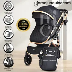 VOYAGE - Coche Travel System «THORINE» con Mochila de Lujo Black