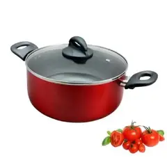 OSTER - Olla de 25CM Antiadherente Herscher de 47L Rojo