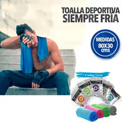 GENERICO - Set 3 Toallas Refrescantes Heladas