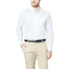 DOCKERS - Camisa Signature Comfort Flex Classic Fit Blanco