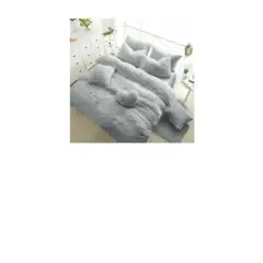 GENERICO - CUBRECAMA DOS PLAZAS Y MEDIA QUEEN DE PELUCHE PELO CORTO PLATA