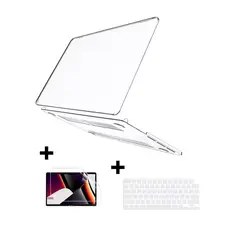 Case funda protector macbook pro 14 m1 m2 m3 m4 mica y cubre teclado