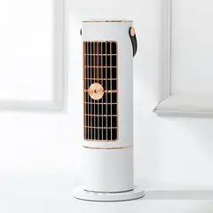 GENERICO - VENTILADOR TORRE RECARGABLE con HUMIFICADOR OSCILACION 90 Grados