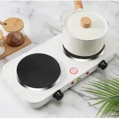 GENERICO - Cocina Electrica 2 Hornillas Portatil RAF1400