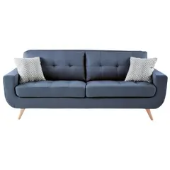 GENERICO - Sofá 3 Cuerpos Berlin - Azul Claro