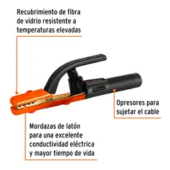 TRUPER - Pinza porta electrodo de 500 A,