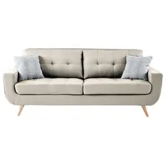 GENERICO - Sofá 3 Cuerpos Berlin - Blanco