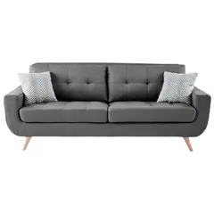 GENERICO - Sofá 3 Cuerpos Berlin - Gris