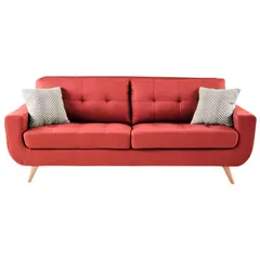 GENERICO - Sofá 3 Cuerpos Berlin - Rojo