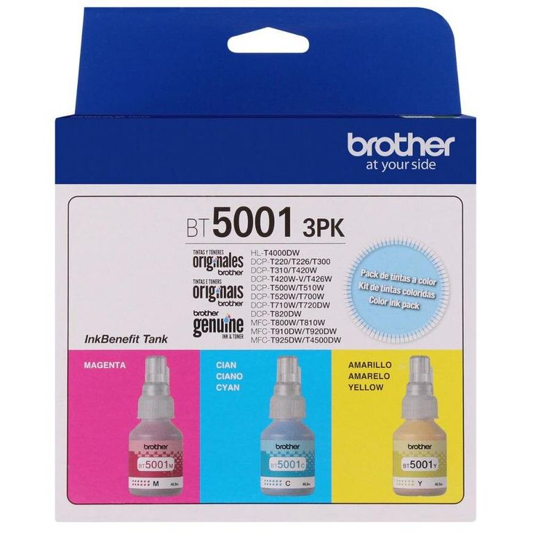 Tinta Bt5001-3Pk Pack X 3 Und
