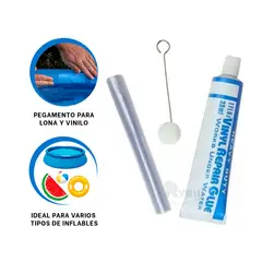 GENERICO - Pack2 Adhesivo para Averias Celeste Y+Envoltorio de Regalo