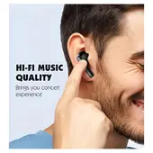 LDNIO - Auriculares Inalámbricos Earbuds T01 Audífonos Bluetooth Negro