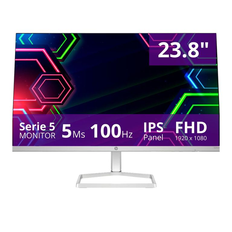 Monitor Serie 5 524sw de 23.8" FHD Blanco, IPS, 100 Hz, 5ms)