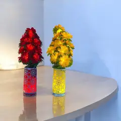 GENERICO - Florero con Luz led roja