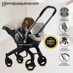 BABY - Coche Paseo «DUNKIN» de Lujo Black