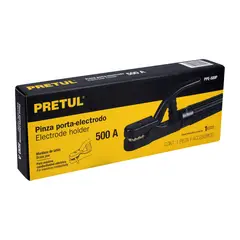 PRETUL - Pinza porta electrodo de 500 A,