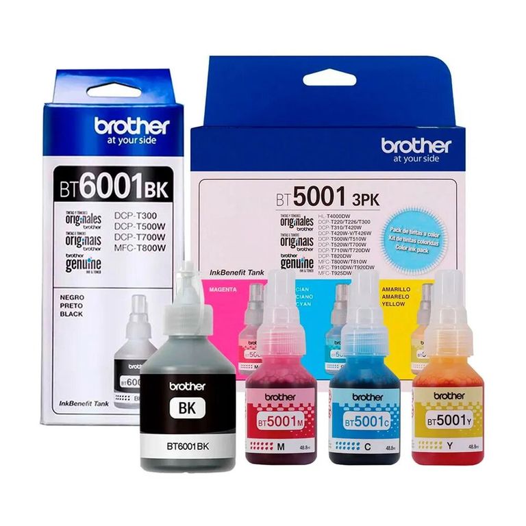 Tinta BT-6001BK Negro BT-5001 Colores Original