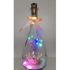 GENERICO - BOTELLA DE SAN VALENTIN PAREJAS CON LUZ LED INTERNAS