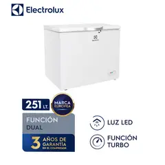 ELECTROLUX - Congelador Horizontal 251L Blanco EFCC25C2HUW