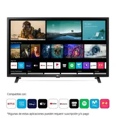 LG - Televisor 32 LED Smart TV HD con ThinQ AI 32LQ600BPSA