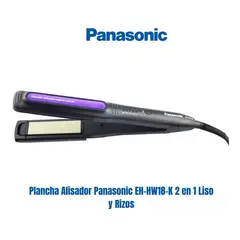 PANASONIC - Plancha Alisadora 2 en 1 EH-HW18-K