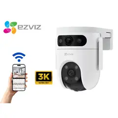 EZVIZ - Cámara de seguridad para exteriores H9C Dual 3K -