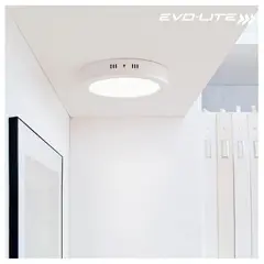 EVOLITE - Plafon led panel 24w redondo sobreponer DIA
