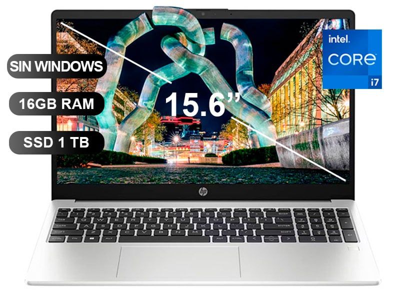 Laptop 250 G10 I7-1355U, 16GB RAM, 1TB SSD, 15.6, SIN WINDOWS (9S7D1LS)