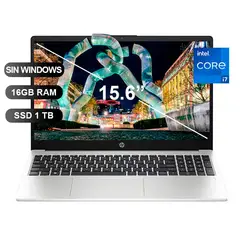 HP - Laptop 250 G10 I7-1355U, 16GB RAM, 1TB SSD, 15.6, SIN WINDOWS (9S7D1LS)