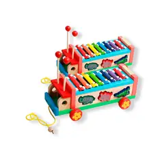 GENERICO - 2 UNID BUS CON XILOFONO Y ENCAJE