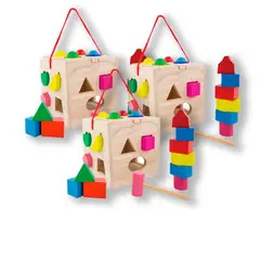 GENERICO - 3 UNID CUBO CON MARTILLO