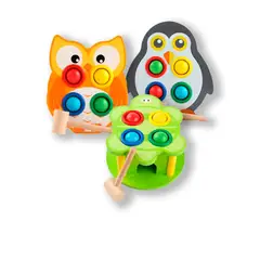 GENERICO - 2UNID ANIMALITOS CON MARTILLO