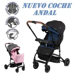EBABY - Nuevo Coche Mango Reversible Andal -Azul
