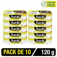 BELTRAN - Filete De Atún Beltrán En Ac. Vegetal 1/4 Club Caja X 10 U.