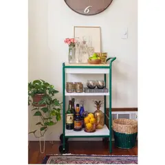 TU MESITA - Mesa Auxiliar Bar Onelia con ruedas