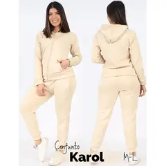 GENERICO - CONJUNTO DE DAMA KAROL AFELPADO