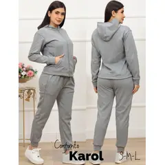 GENERICO - CONJUNTO DE DAMA KAROL AFELPADO