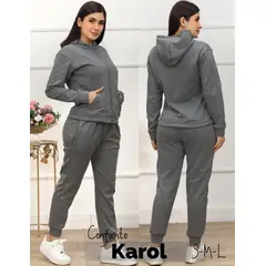 GENERICO - CONJUNTO DE DAMA KAROL AFELPADO