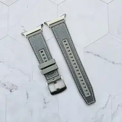 GENERICO - Correa Nylon con Silicona para SAMSUNG WATCH ULTRA - Gris